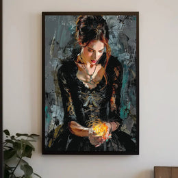 Victorian Era Mystical Woman Abstract, Artistic, or Pop Culture Poster PosterGoat