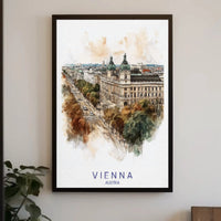 Vienna Cityscape Elegance Travel Poster PosterGoat