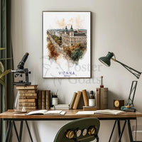 Vienna Cityscape Elegance Travel Poster PosterGoat