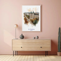 Vienna Cityscape Elegance Travel Poster PosterGoat