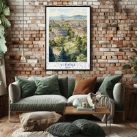 Vienna in Watercolor: A Classic Travel Poster PosterGoat