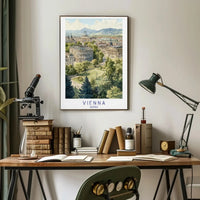 Vienna in Watercolor: A Classic Travel Poster PosterGoat
