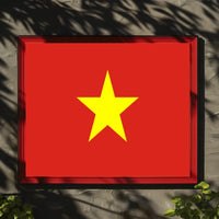 Vietnam Flag with Bold Patriotic Symbolism Country Flag Poster PosterGoat
