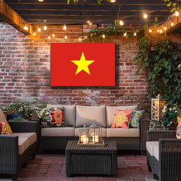 Vietnam Flag with Bold Patriotic Symbolism Country Flag Poster PosterGoat