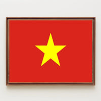 Vietnam Flag with Bold Patriotic Symbolism Country Flag Poster PosterGoat