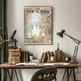 Vintage 1963 Black and White Scene Cultural Heritage Poster PosterGoat