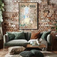 Vintage 1963 Black and White Scene Cultural Heritage Poster PosterGoat