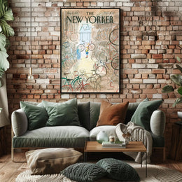 Vintage 1963 Black and White Scene Cultural Heritage Poster PosterGoat