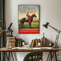 Vintage 64th Kentucky Derby 1938 Horse Racing Sports Poster PosterGoat