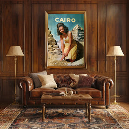 Vintage Adventure in Cairo: Travel Poster PosterGoat