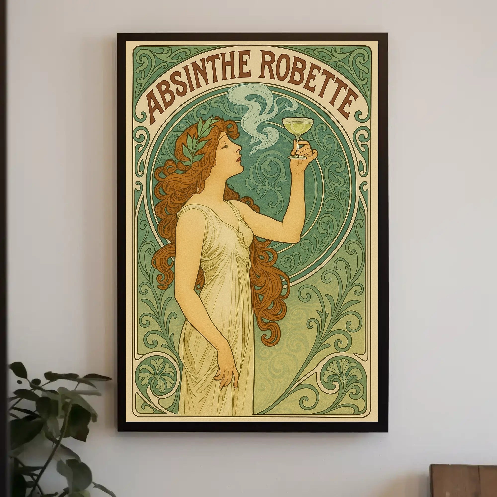 Vintage Art Nouveau Absinthe Robette Artistic Poster PosterGoat