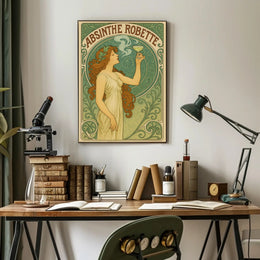 Vintage Art Nouveau Absinthe Robette Artistic Poster PosterGoat