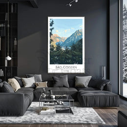 Vintage Austrian Alps Travel Poster PosterGoat