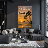 Vintage Bahamas Destination Travel Poster PosterGoat