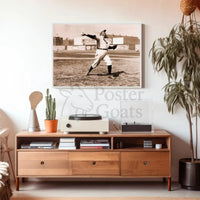 Vintage Boston Baseball Nostalgia with Sports Poster PosterGoat