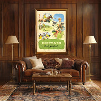 Vintage British Sports Enthusiasm Poster - Sports Poster PosterGoat