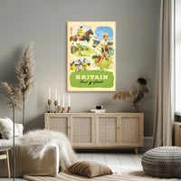 Vintage British Sports Enthusiasm Poster - Sports Poster PosterGoat