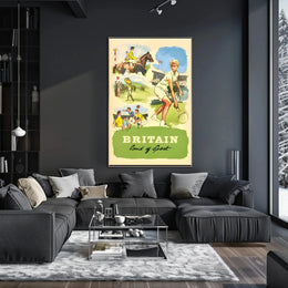 Vintage British Sports Enthusiasm Poster - Sports Poster PosterGoat