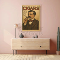 Vintage Cigar Gentleman Luxury Historical or Presidential Poster PosterGoat