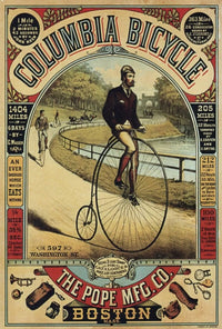Vintage Columbia Bicycle Advertisement Poster - Cultural or Heritage Poster PosterGoat