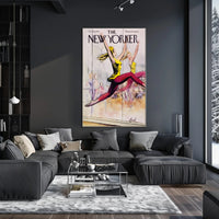 Vintage Dance Studio Poster for Mid-Century Art Lovers PosterGoat