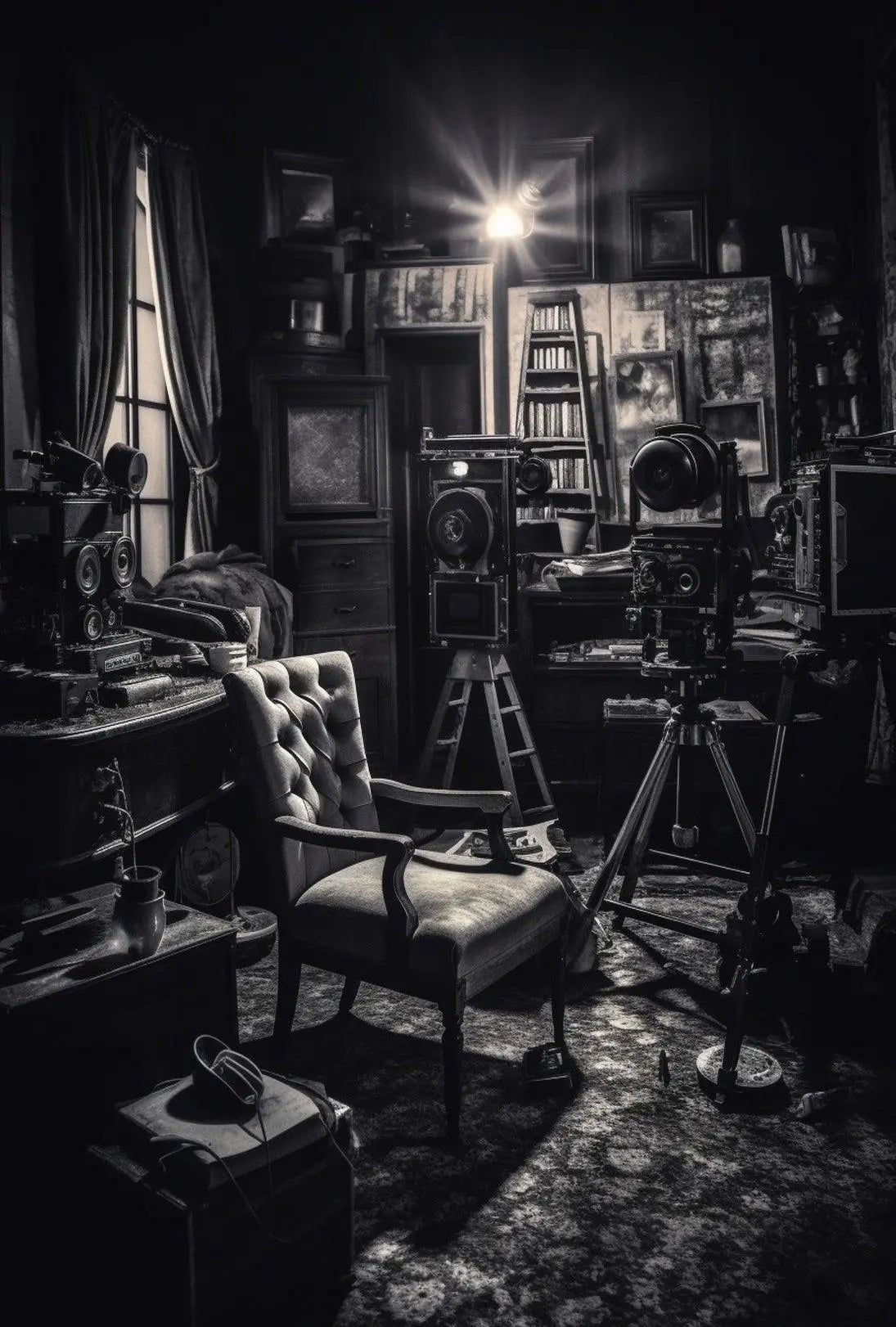 Vintage Film Studio Aesthetic: Classic Photography Artistic Poster PosterGoat