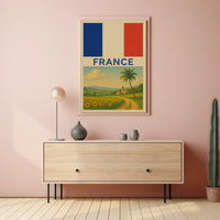 Vintage French Countryside Travel Poster PosterGoat