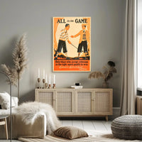 Vintage Golf Leadership Sportsmanship Sports Poster PosterGoat
