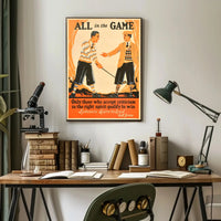 Vintage Golf Leadership Sportsmanship Sports Poster PosterGoat