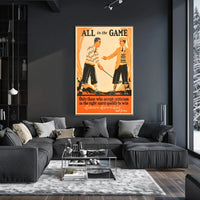 Vintage Golf Leadership Sportsmanship Sports Poster PosterGoat