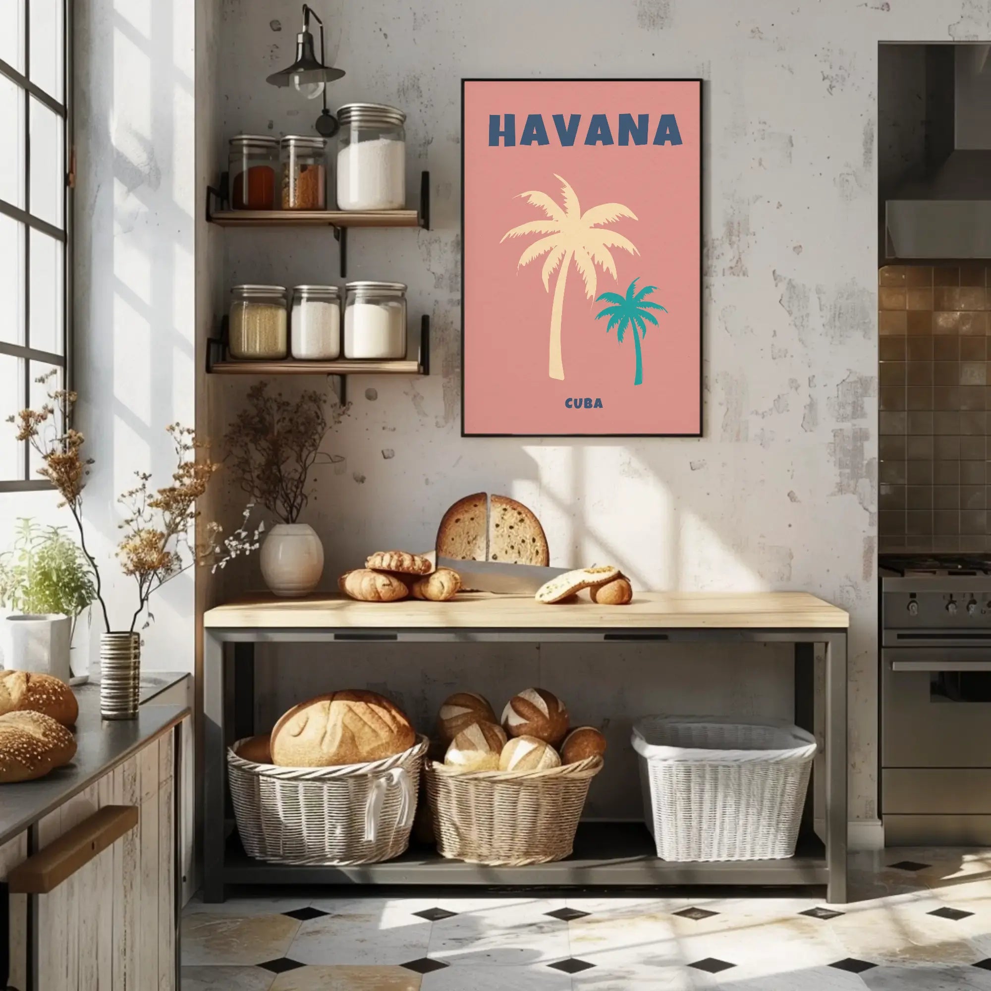 Vintage Havana Cuba Travel Poster PosterGoat
