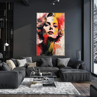Vintage Hollywood Glamour Woman Abstract Artistic Poster PosterGoat