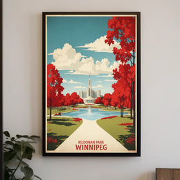 Vintage Kildonan Park Art Print Travel Poster PosterGoat
