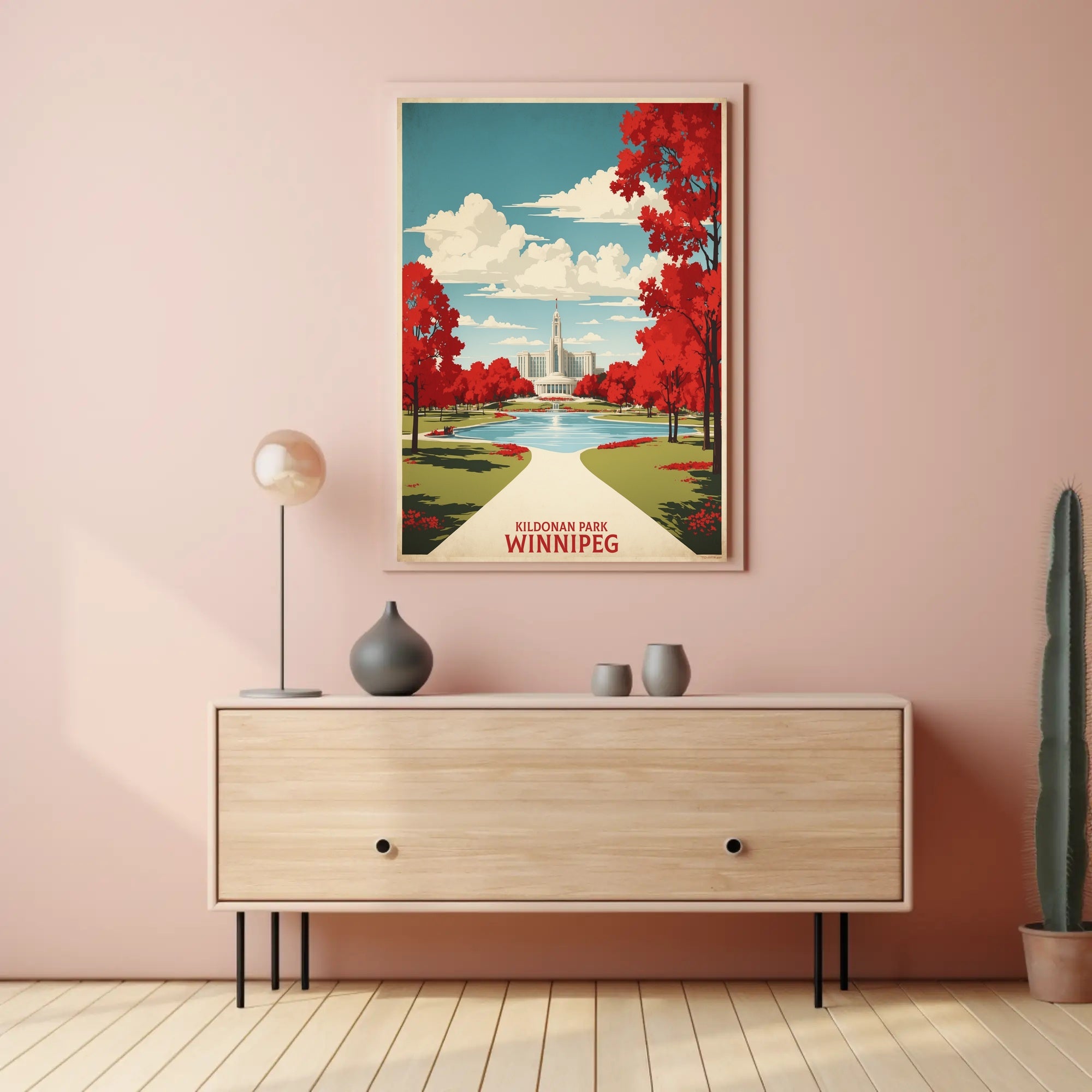 Vintage Kildonan Park Art Print Travel Poster PosterGoat