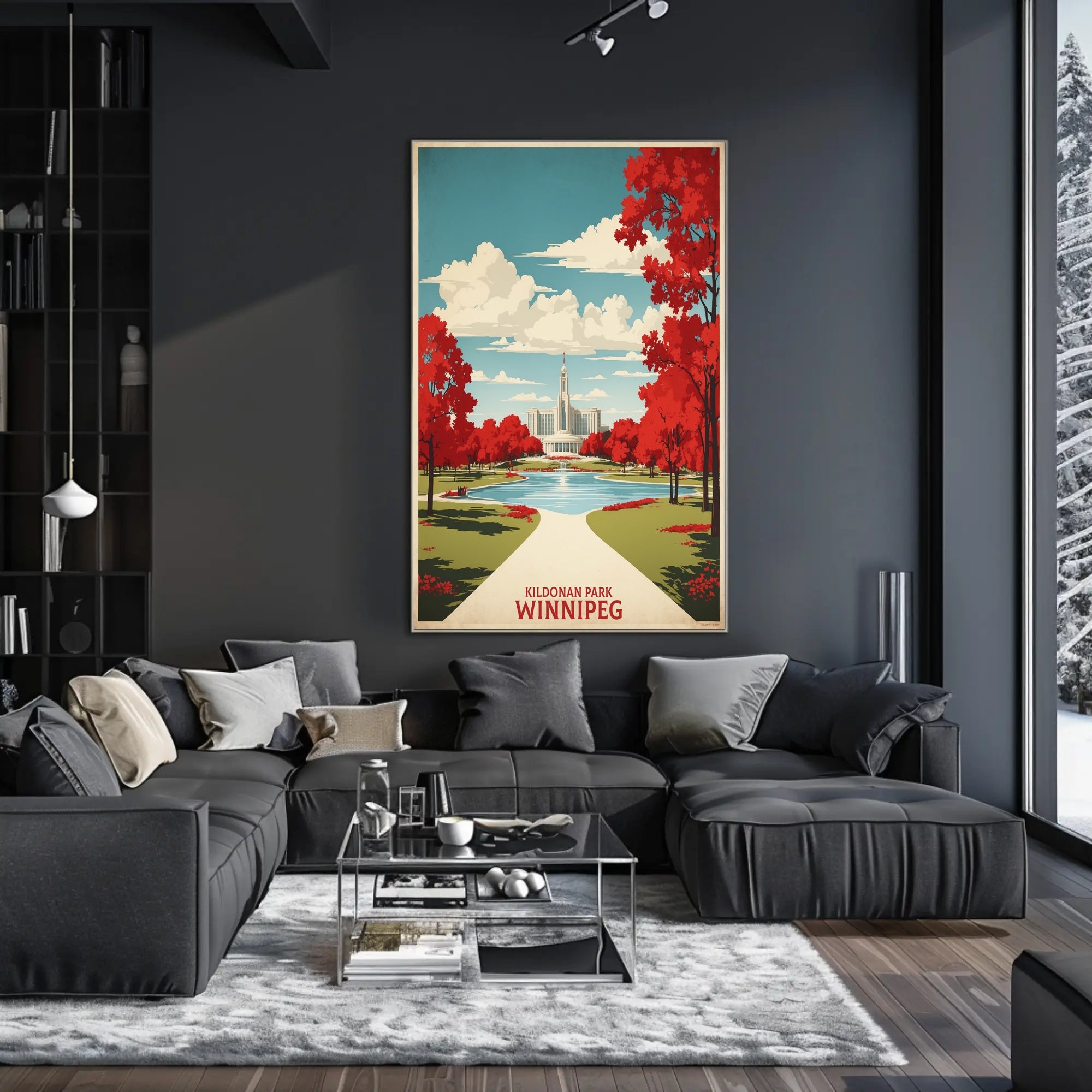 Vintage Kildonan Park Art Print Travel Poster PosterGoat