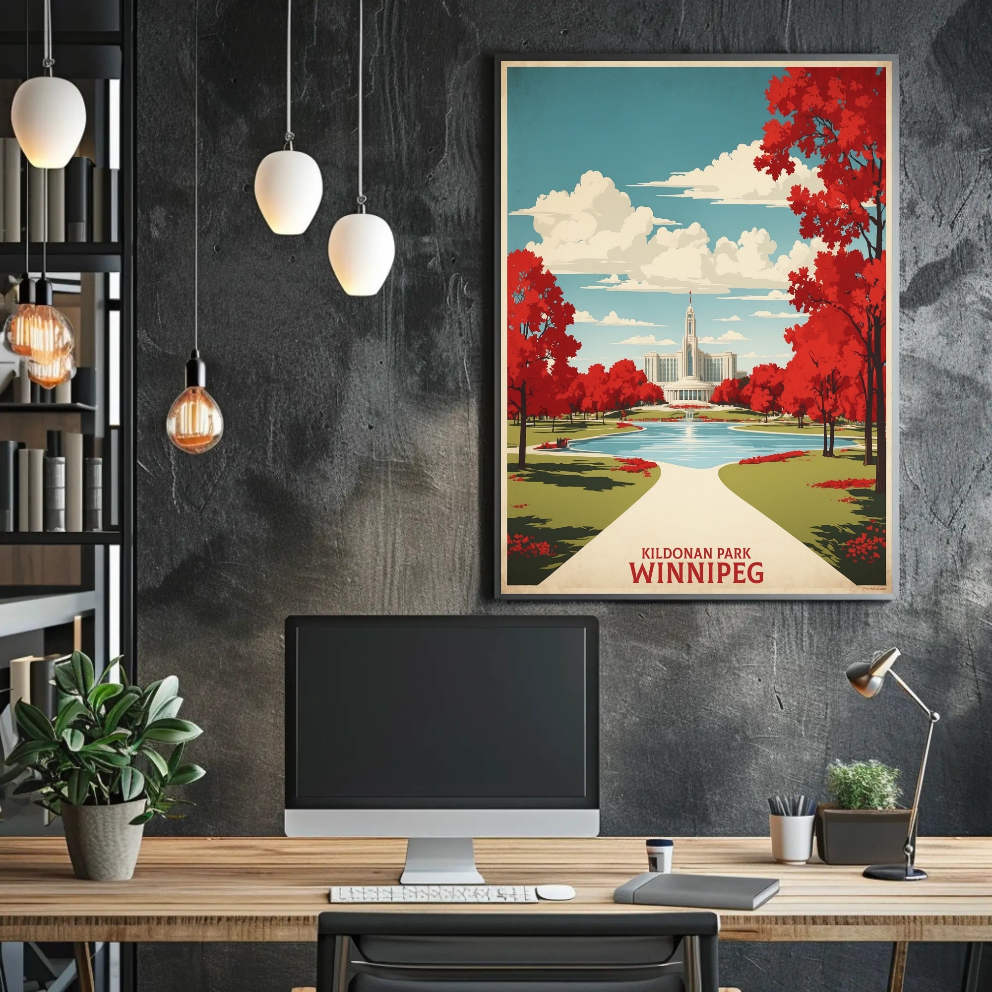 Vintage Kildonan Park Art Print Travel Poster PosterGoat