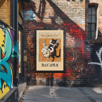 Vintage Musical Cats and Rabbits Animal Poster PosterGoat