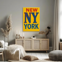 Vintage New York City Travel Poster PosterGoat