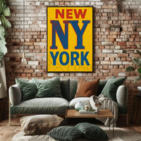 Vintage New York City Travel Poster PosterGoat