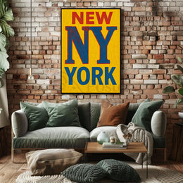 Vintage New York City Travel Poster PosterGoat