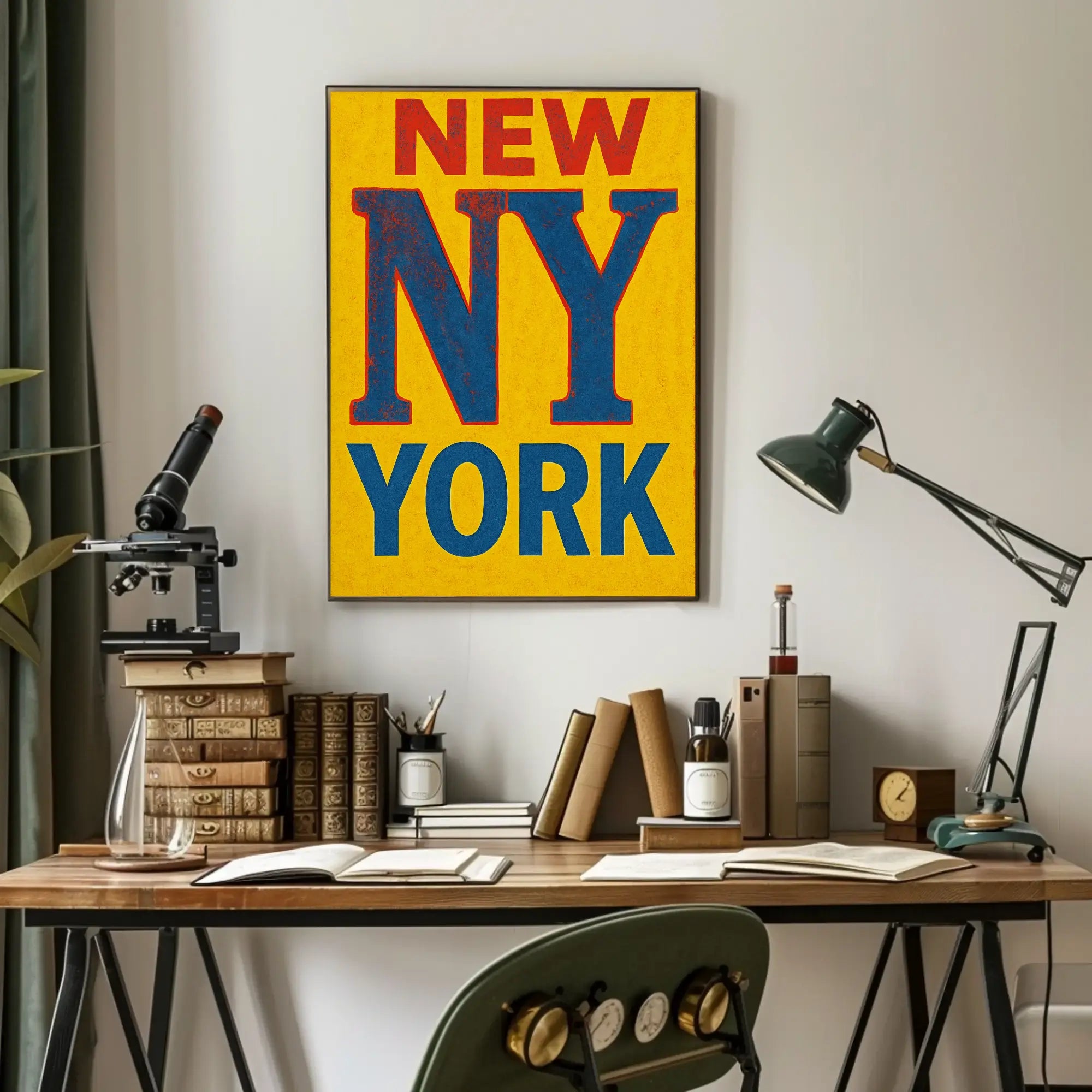 Vintage New York City Travel Poster PosterGoat