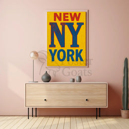 Vintage New York City Travel Poster PosterGoat