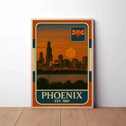 Vintage Philadelphia Skyline Art: Cultural Heritage Poster PosterGoat