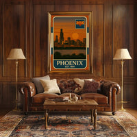 Vintage Philadelphia Skyline Art: Cultural Heritage Poster PosterGoat