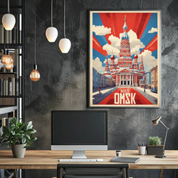 Vintage Russian Architecture Propaganda Poster PosterGoat