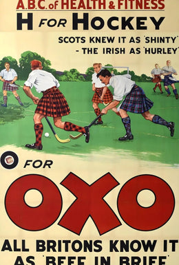 Vintage Sports and Nutrition Poster Featuring OXO Promotion PosterGoat