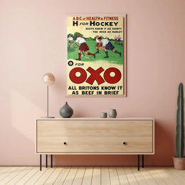Vintage Sports and Nutrition Poster Featuring OXO Promotion PosterGoat
