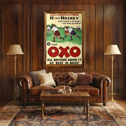 Vintage Sports and Nutrition Poster Featuring OXO Promotion PosterGoat
