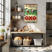 Vintage Sports and Nutrition Poster Featuring OXO Promotion PosterGoat