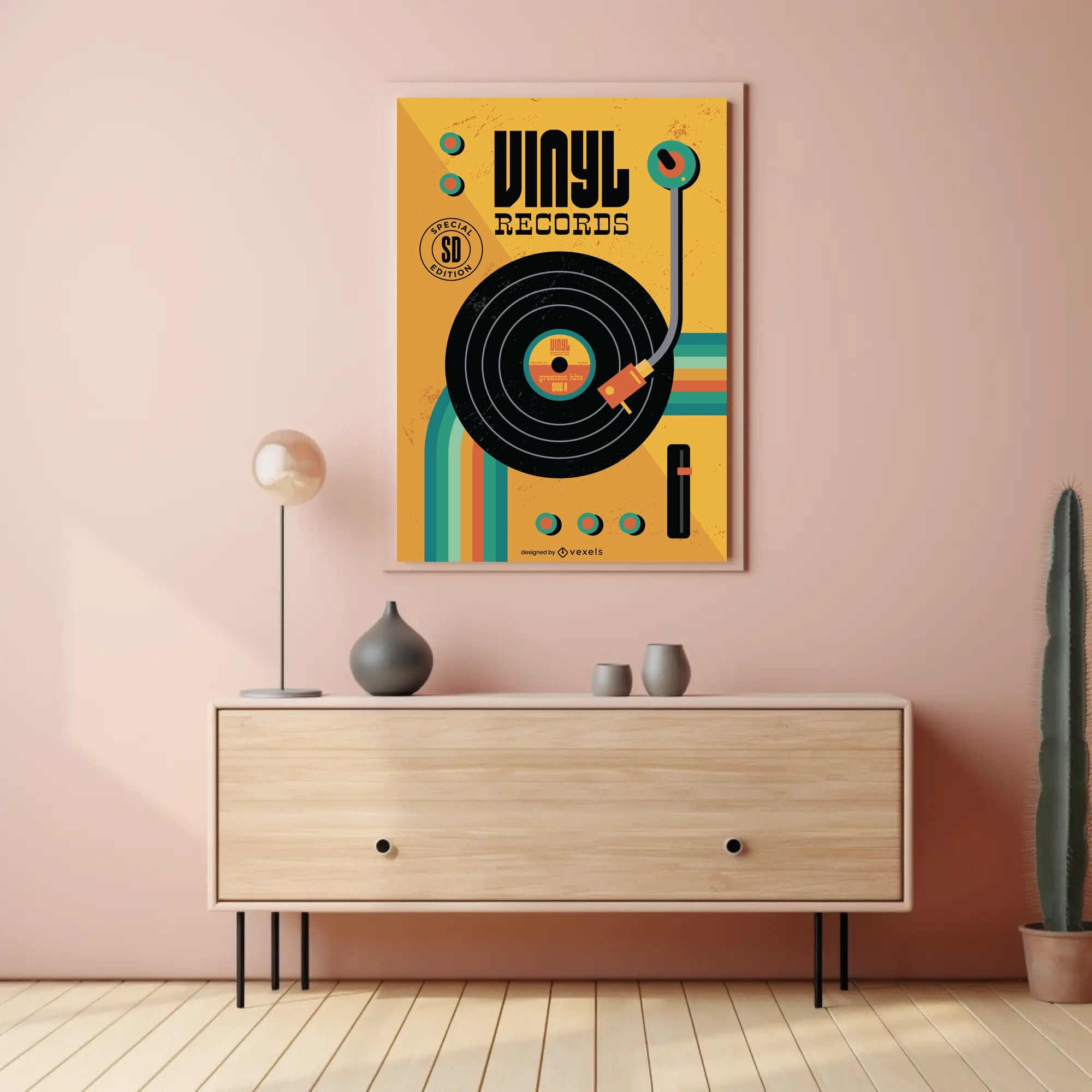 Vinyl Record Special Edition Music or Concert Poster PosterGoat